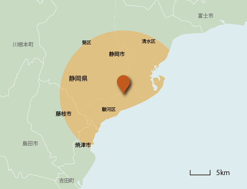 訪問エリアマップ